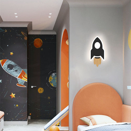 Applique murale moderne LED en forme de fusée Sollis - vue 4 sur 8