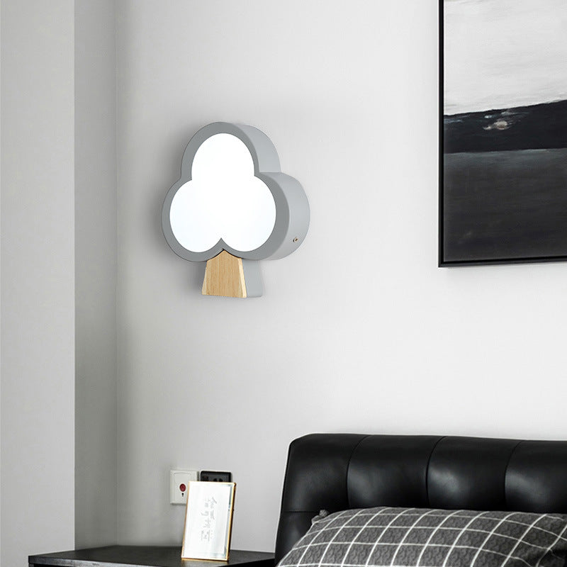 Applique murale moderne LED en fome de fleur Weix