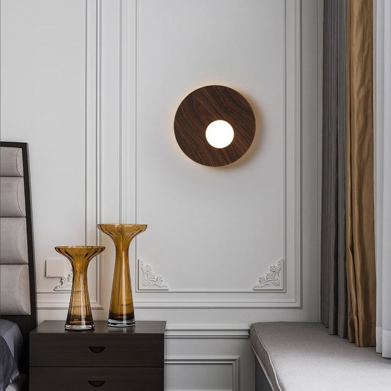 Applique murale design LED en métal rond Levy