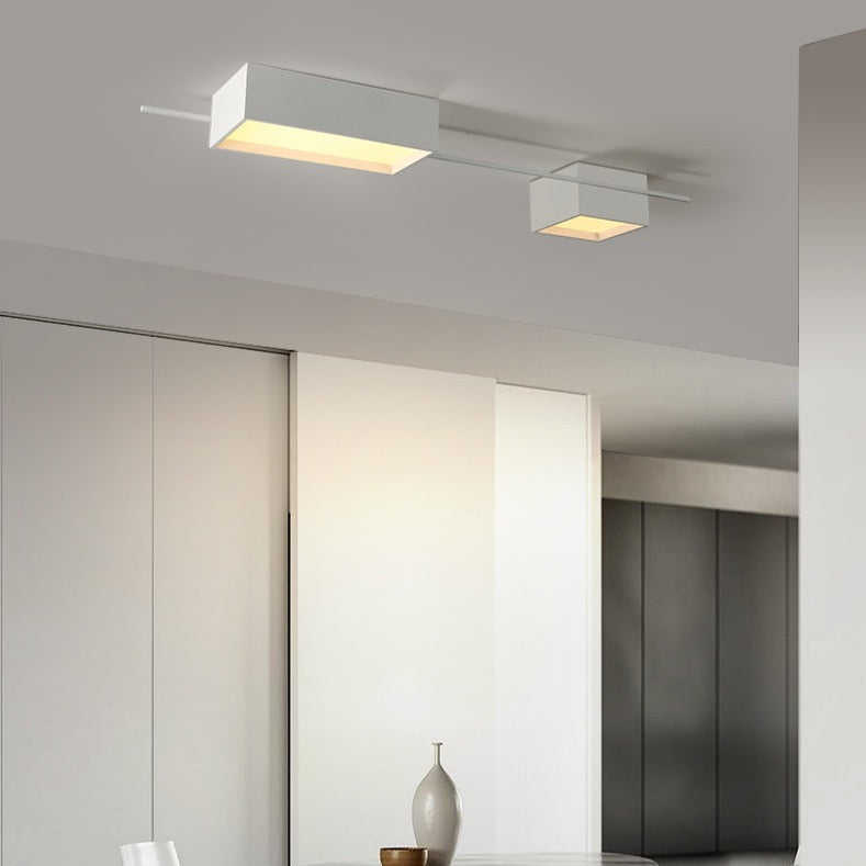 Alani industrial geometric LED ceiling lamp