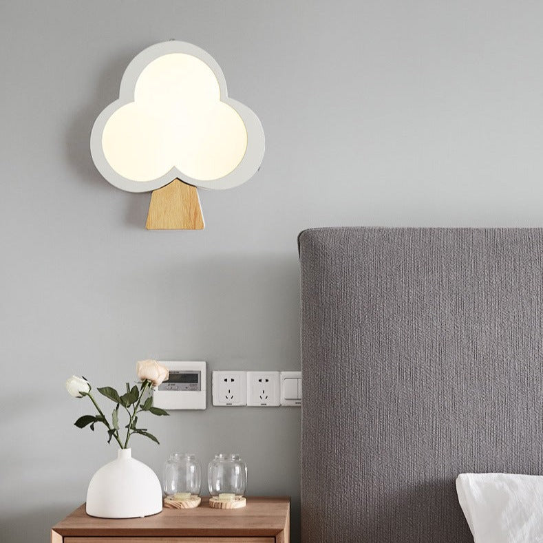 Applique murale moderne LED en fome de fleur Weix