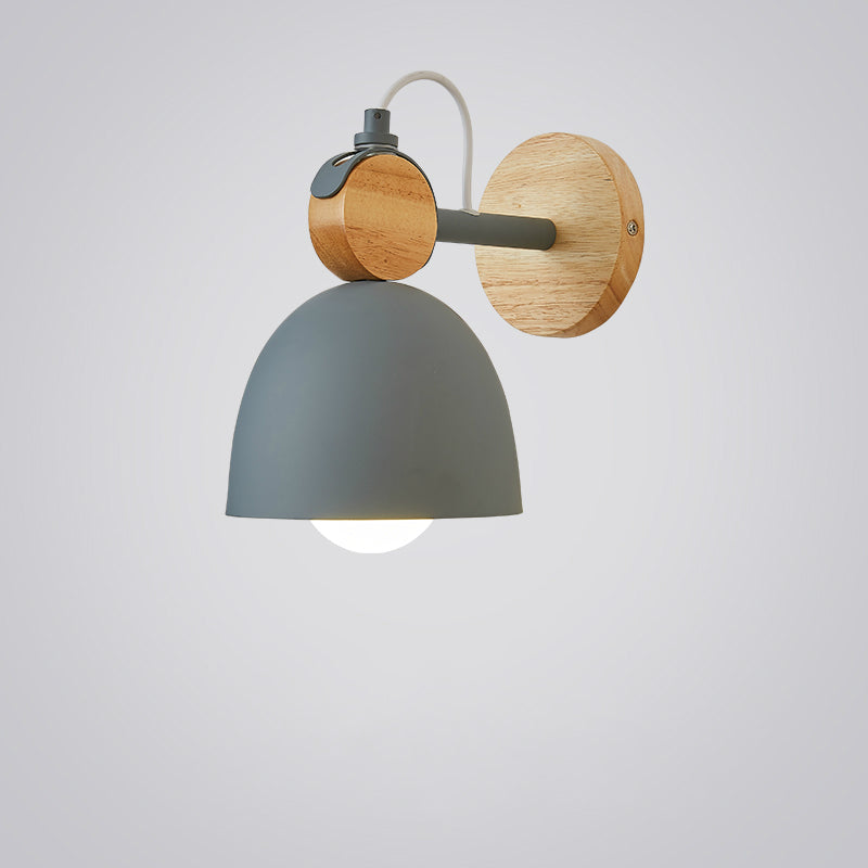 wall lamp modern wall hanging with wooden stand nordic Lyra