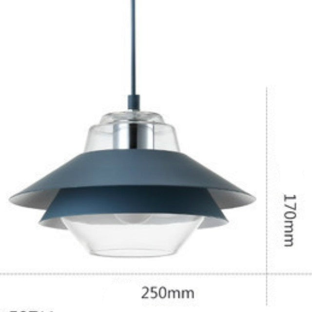Lámpara de suspensión LED industrial de doble pantalla de color Armel