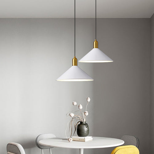 Suspension moderne LED avec abat-jour plat Sidonia - vue 7 sur 14