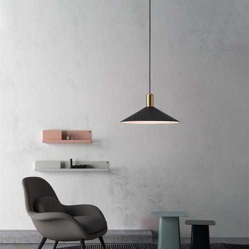 Suspension moderne LED avec abat-jour plat Sidonia - vue 4 sur 14