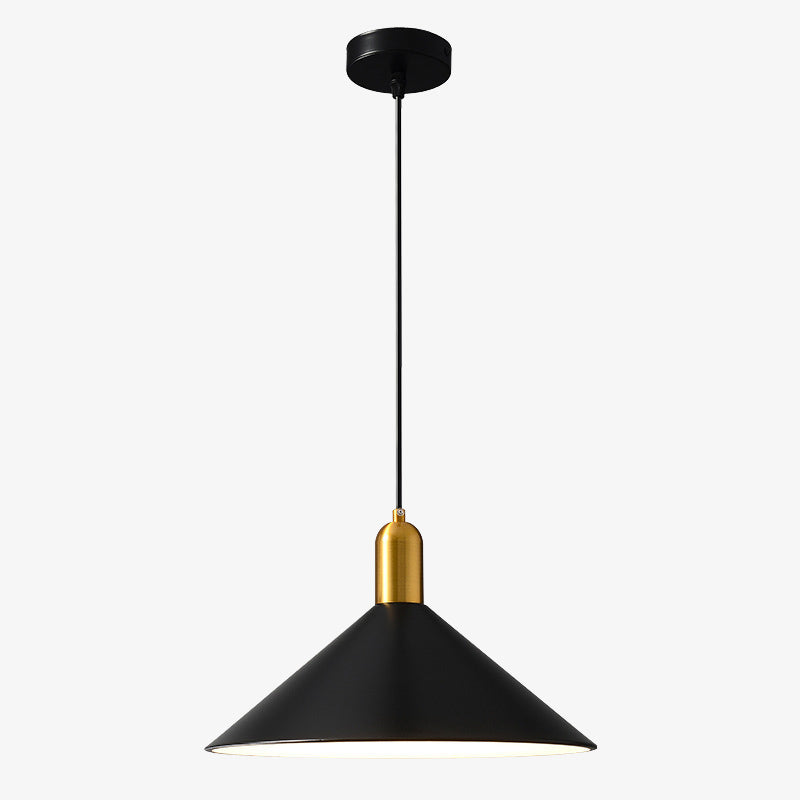 Suspension moderne LED avec abat-jour plat Sidonia