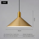 Suspension moderne LED avec abat-jour plat Sidonia