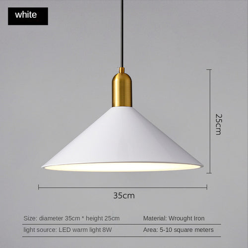 Suspension moderne LED avec abat-jour plat Sidonia - vue 13 sur 14