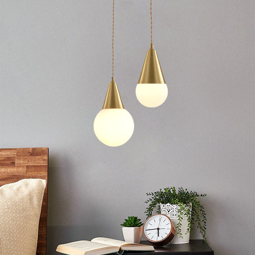 Suspension moderne LED style flacon de parfum luxueux Arlo - vue 3 sur 9