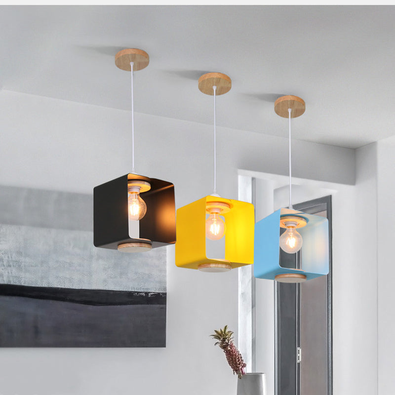 pendant light modern with lampshade rectangular colored Besley