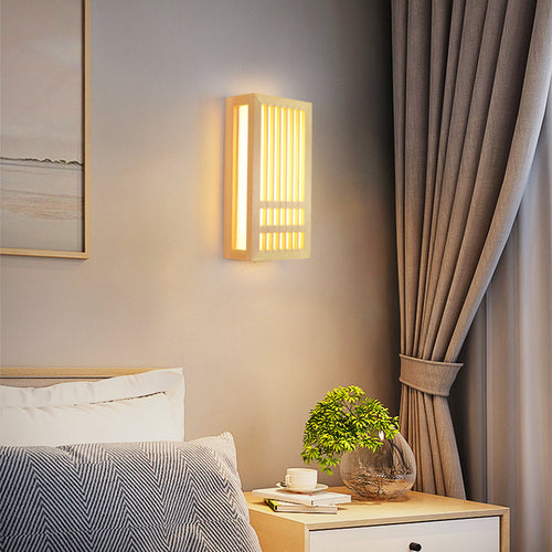 wall lamp Pastor modern rectangular LED wall lamp, Japanese style