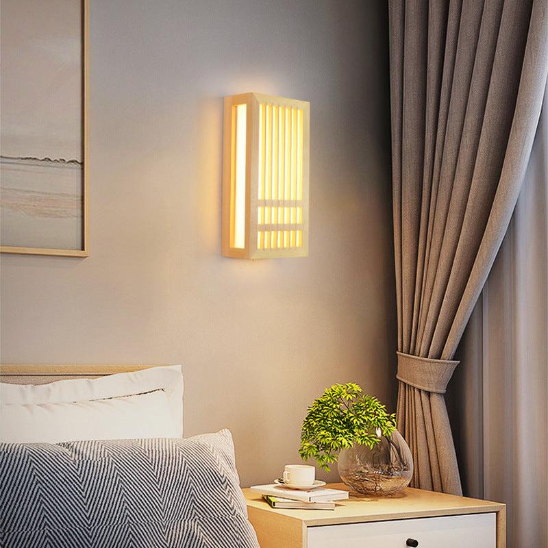 wall lamp Pastor modern rectangular LED wall lamp, Japanese style