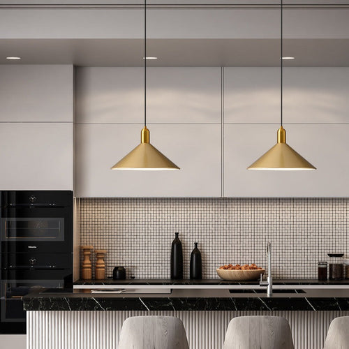 Suspension moderne LED avec abat-jour plat Sidonia - vue 11 sur 14