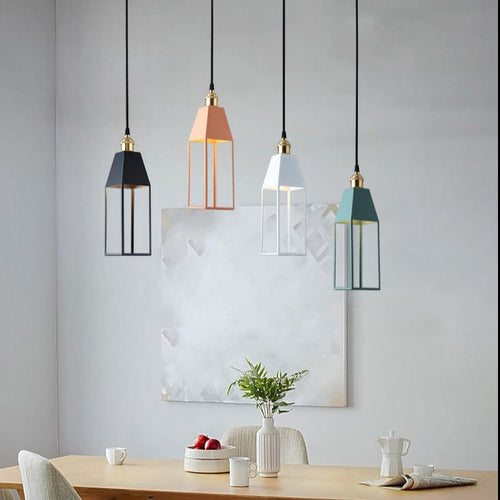 Suspension design en métal coloré Colemann - vue 4 sur 12