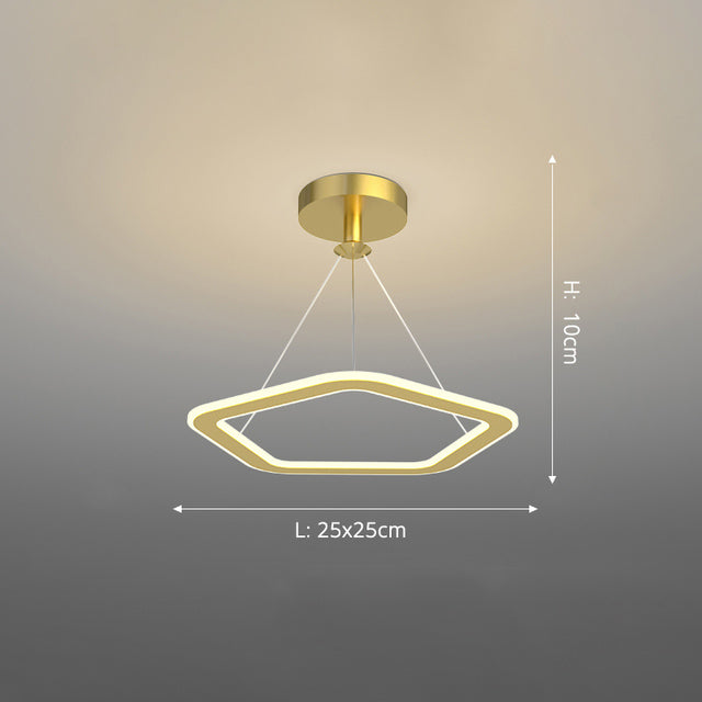 Lustre design LED avec formes irrégulières et originales Cyriac - vue 13 sur 24