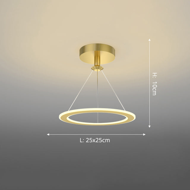 Lustre design LED avec formes irrégulières et originales Cyriac