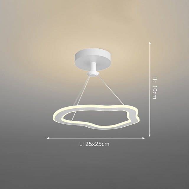Lustre design LED avec formes irrégulières et originales Cyriac - vue 10 sur 24