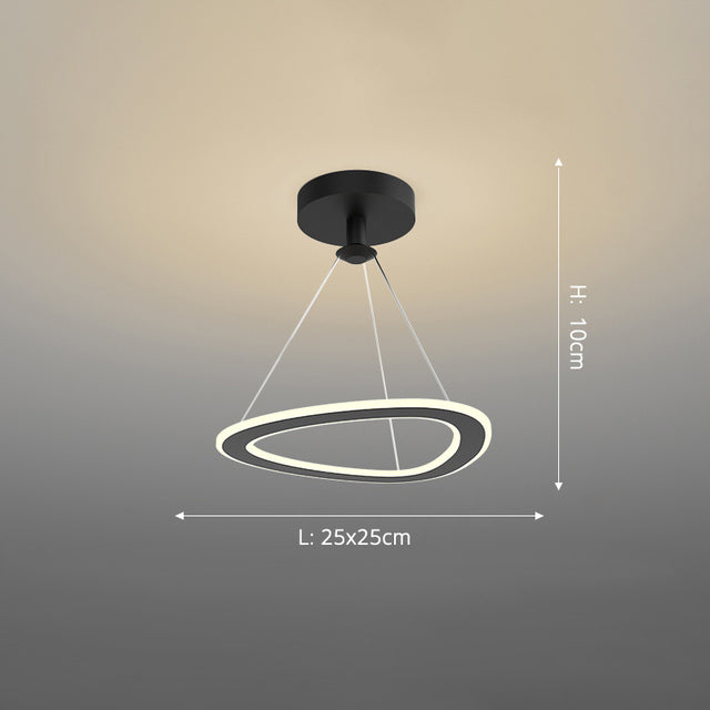 Lustre design LED avec formes irrégulières et originales Cyriac