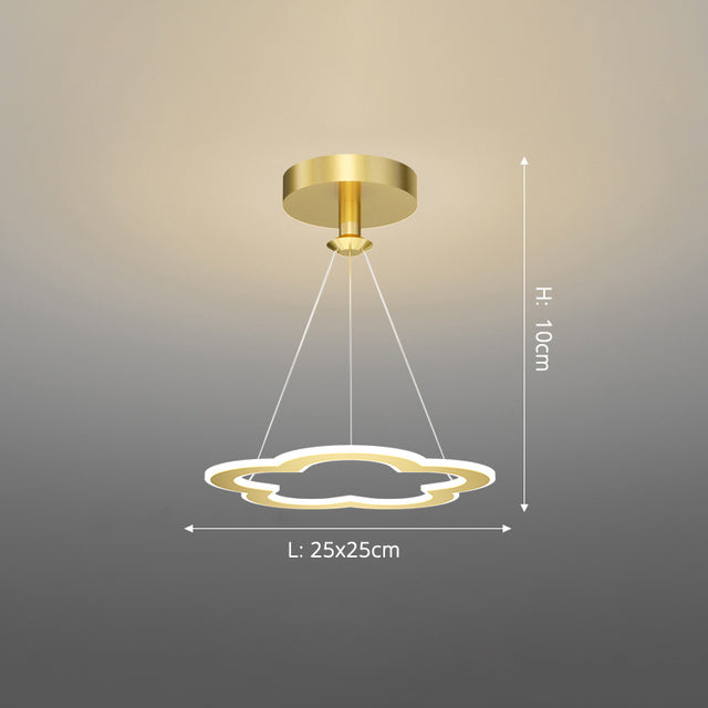 LED design chandelier with irregular and original shapes Cyriac