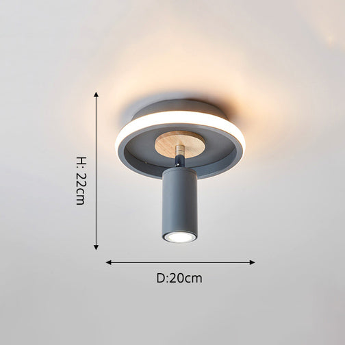 Plafonnier design avec des formes originales en métal Basil - vue 12 sur 14