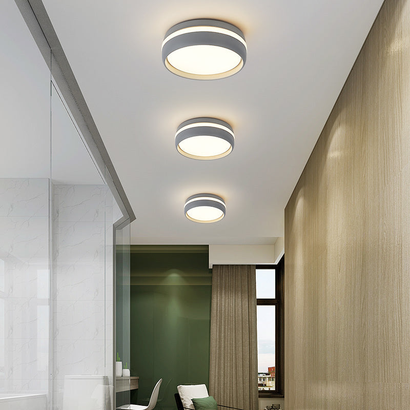 Mibarri modern round metal LED ceiling light