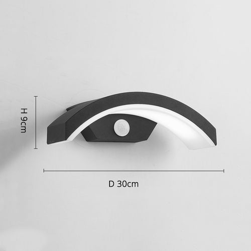 Applique murale design LED résistant à l'humidité Aliénor - vue 9 sur 17
