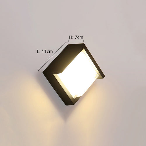 Applique murale design LED résistant à l'humidité Aliénor - vue 13 sur 17