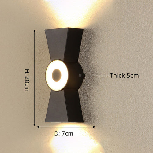 Applique murale design LED résistant à l'humidité Aliénor - vue 16 sur 17