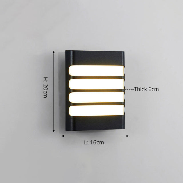 wall lamp modern outdoor waterproof wall Rwan