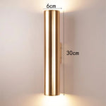 wall lamp Zion metal cylindrical LED design wall light