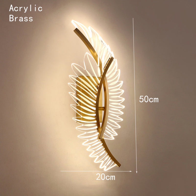 wall lamp modern wall hanging with two light wings Kylian