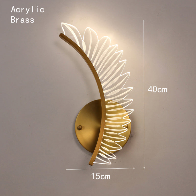 wall lamp modern wall hanging with two light wings Kylian