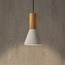 Suspension design en bois et ciment de plusieurs formes Studio