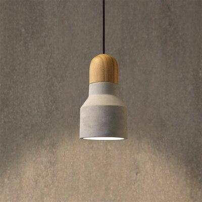 Suspension design en bois et ciment de plusieurs formes Studio - vue 5 sur 8