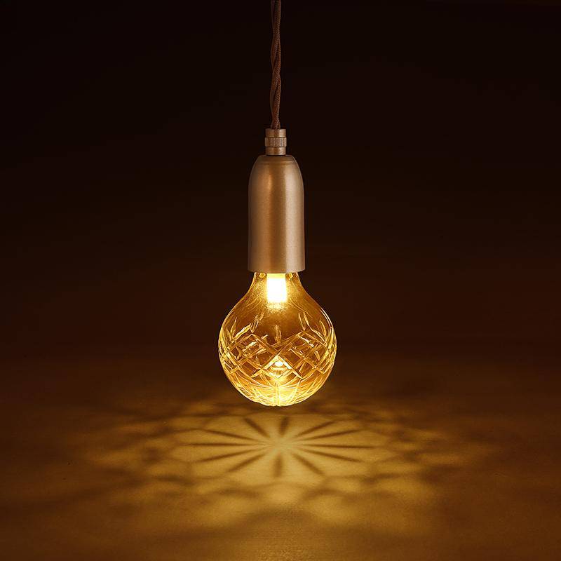 Suspension LED doré Loft Rétro - vue 5 sur 4