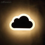 Applique murale LED enfant en forme de nuage