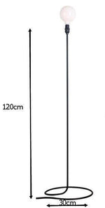 Lampadaire minimaliste sur pied