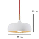 Suspension en bois et aluminium Coffee