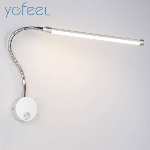 LED laying lamp with adjustable arm