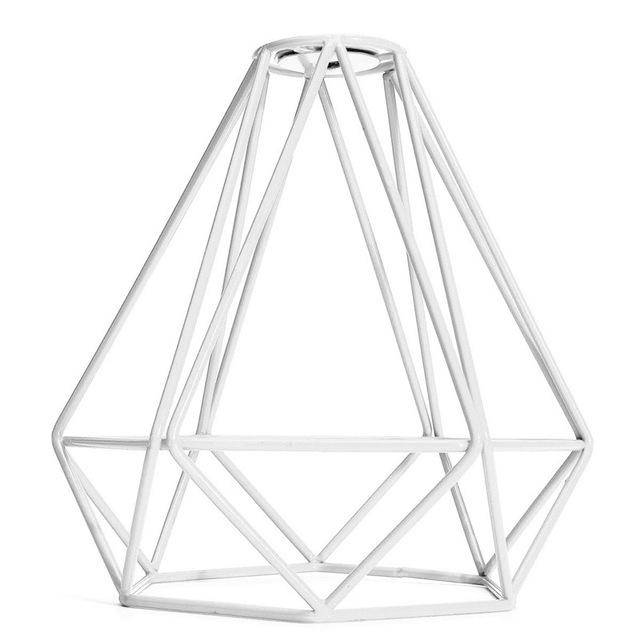 Pendant light Design in metal cage of different colors