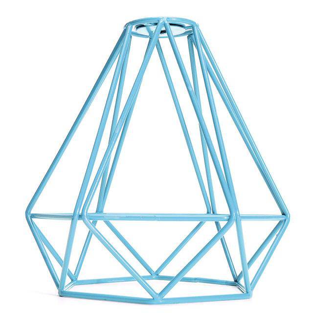 Suspension design en cage en métal de différentes couleurs