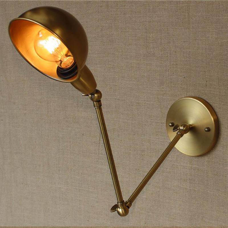 wall lamp Gold wall mural industrial Retro