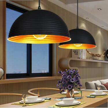 pendant light half ball striped design Cover