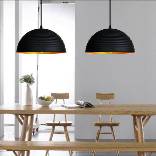 Suspension design demi-boule rayée Cover - vue 2 sur 7