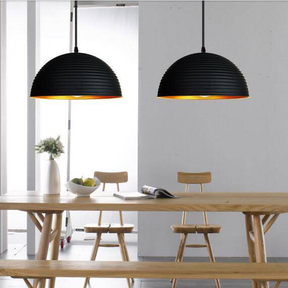 pendant light half ball striped design Cover