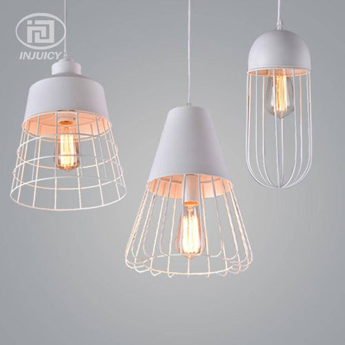 Suspension design cage colorée de plusieurs formes Loft