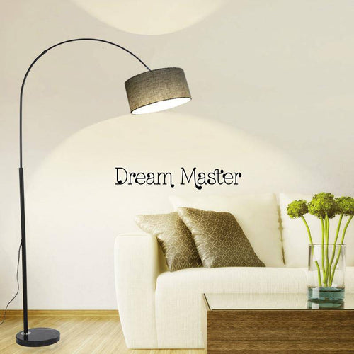 Floor lamp design with lampshade hanging fabric