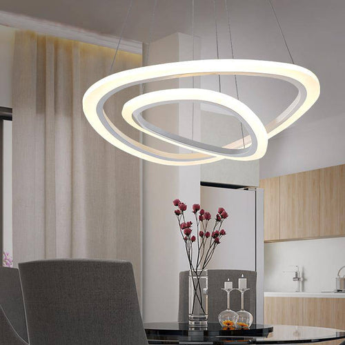 Lustre LED Luxury Ring télécommandé