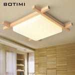 Plafonnier en bois à LED Botimi
