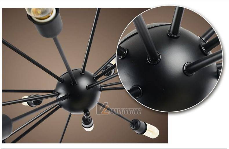 Ball design chandelier with metal arm Teto